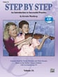 STEP BY STEP #3A VIOLIN Book with Online Audio cover